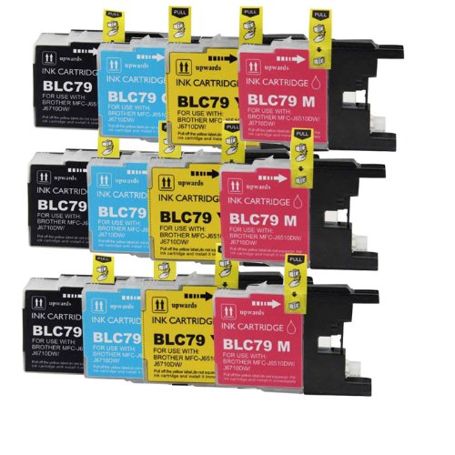 ShopAt247 ® Compatible Ink Cartridge Replacement for Brother Super High Yield LC79 XXL (3 Black, 3 Cyan, 3 Yellow, 3 Magenta, 12-Pack) On Sale