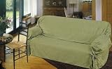 Home Decor 3Pcs Sage Floral Jacquard Sofa / Loveseat / Chair Slipcover