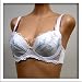  : Venus $63 White Exquisite Floral Lace Bra #0121