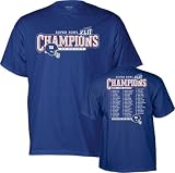 New York Giants Youth Super Bowl Champions Roster T-shirt