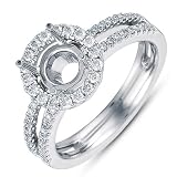 14k .42 Dwt Diamond White Gold Engagement Ring - JewelryWeb