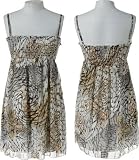 LA BELLE Shirred Georgette Shift Dress