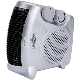 Draper 43868 2 kW 230-Volt Fan Heater