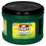 Folgers Simply Smooth Decaffeinated Ground Coffee, 23-Ounces Canisters (Pack of 3)