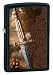 Zippo Matte Sword of War Lighter (Black, 5 1/2x 3 1/2-Cm)