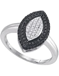 0.40CTW BLACK DIAMOND FASHION RING