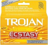 Trojan  Ecstasy Ultrasmooth Lubricant,10-count