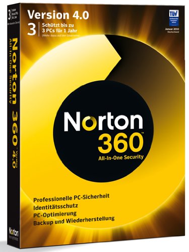 Norton 360 V4.0 3 PC - deutsch