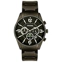 Fossil Men's Chronograph Black Ion-Plated Watch #FS4446