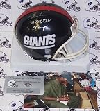 Lawrence Taylor Autographed/Hand Signed New York Giants 81-99 Mini Helmet with SB XXI,XXV Champs Ins