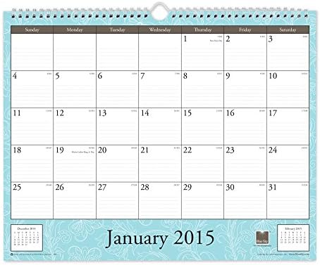 Blue Sky 2015 Knightsbridge Wall Calendar, Wire-O Bound, 15 x 12 Inches