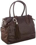 Friis & Company River Handbag 1140279 Damen Schultertaschen, Braun  (Mocca 014), 34x31x17 cm (B x H x T)