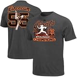 MLB Men's San Francisco Giants Tim Lincecum Signature Series Tee (Charcoal Heather, Large)