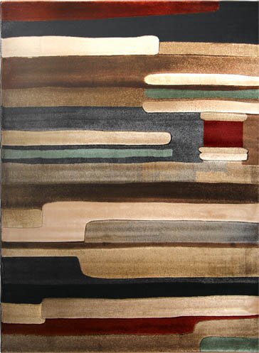 Home Dynamix Area Rugs: Moda Rug: 358L-999 Multi 5' 2 X 7' 2 Rectangle