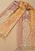 JAMAWAR SHAWL IN PLAID AND PAISLIES- MUSTARD