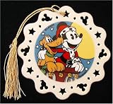 Lenox Disney Mickey & Pluto Christmas Ornament New in Box