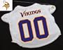Officially Licensed by the NFL - Minnesota Vikings Dog Football Jersey - Large