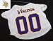 Officially Licensed by the NFL - Minnesota Vikings Dog Football Jersey - Medium