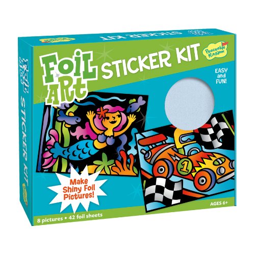 Peaceable Kingdom / Foil Art Sticker Kit