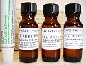 TCA 100%, 50%, 25% Chemical Peel Trio Professional Grade Facial Peel - .5 fl oz 15 ml each. For Acne Treatments, Blackheads, Acne Scars, and Anti Aging. Includes Antibacterial Ointment to Protect Treated Skin