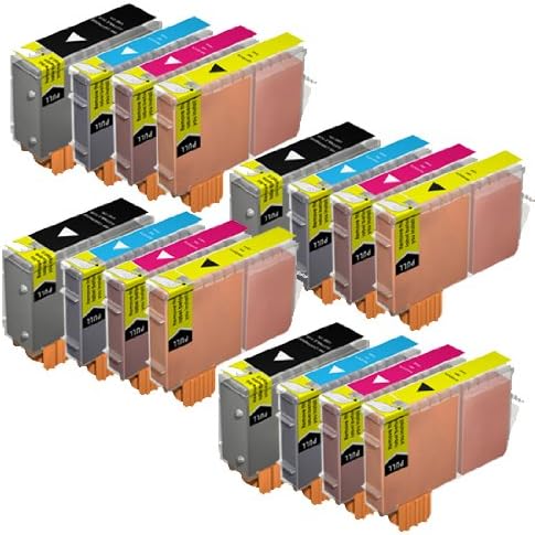Inkjetcorner 16 Pack (Black Cyan Magenta Yellow) Compatible Ink For Canon BCI-3e BCI-6C BCI-6M BCI-6Y Canon S400 S450 S500 S520 S530D S600 S630 S750 i550 i560 i850 MultiPass F30 F50 F60 F80 C755 MP700 MP730 Pixma iP3000