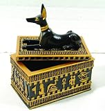Ancient Egyptian Anubis Jewelry Trinket Box
