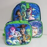 Disney(ディズニー)トイストーリーリュックサック・大&ランチバッグセット(ブルー)