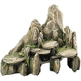 Aqua Della Stone Slate Decoration Rock, 25.5 x 15.5 x 20cm, Moss