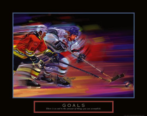 Art4Kids 14038 Goals - Hockey - Contemporary Mount