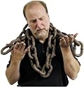 Large 80" Long Brown Rusted Chain Halloween Prop
