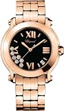 Chopard Happy Sport Edition 2 Ladies Rose Gold Diamond Watch 277472-5004