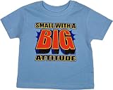 SMALL WITH A BIG ATTITUDE - Youth, Toddler, Infant - T-Shirt, Long-Sleeve T-Shirt, Sweatshirt, Hoody, Dress, Bodysuit, Romper