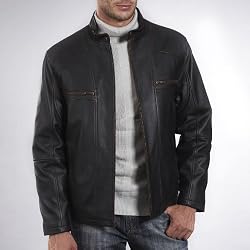 Cruzer Men's Cowhide Leather Motorcycle Jacket