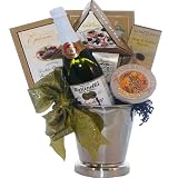 Art of Appreciation Gift Baskets   Congratulations and Cheers to You, Gourmet Food Ice Bucket With Caviar