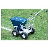 Sporting Goods : Alumagoal Heavy Duty Steel 4-Wheel Pneumatic Dry Line Marker- 100 lb. Capacity