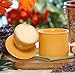 The Original Butter Bell Crock by L. Tremain, Retro & Matte Collection - Golden Yellow
