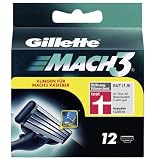 Gillette MACH3 Klingen, 12 St�ck
