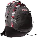 Jansport Trinity Rucksack - Black/Red Tape Totally Rad