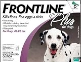 Frontline Plus, Dogs 45-88 lbs, 6 Tubes