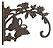 Decorative Butterfly Design Cast Iron Plant Hanger Hook 7.75