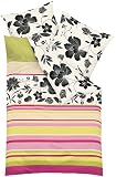 Kaeppel G-101905-18D3-VAMB Bettw&auml;sche 2-teilig Happy 155 x 220 cm Biber, pink