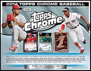 2014 Topps Chrome Baseball Hobby 12-Box Case (Presell)