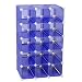Storage Solutions 0743B4 15 Pair Customizable Shoe Cubby, Blue