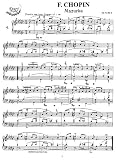 Chopin Mazurka Op. 6, No. 4: Instantly download and print sheet music