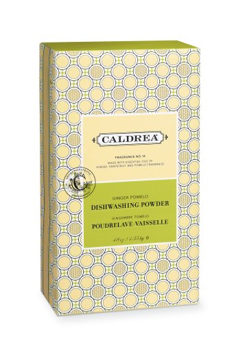 Caldrea Dishwashing Powder, Ginger Pomelo, 48-Ounce Boxes (Pack of 6) by Caldrea