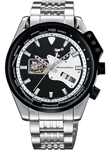 [オリエント]ORIENT 腕時計 ORIENTSTAR オリエントスター レトロフューチャー ギターモデル 機械式 自動巻き (手巻き付き)  ブラック WZ0201DA メンズ