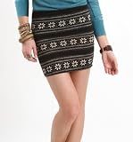 Nollie Womens Fairisle Body Con Skirt