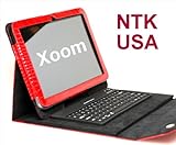 NTK Pemium Wireless Bluetooth Keyboard Folding Folio Leather Case For Motor ....