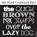 The Quick Brown Fox Jumps Over the Lazy Dog 2013 Wall Calendar: The Year in Type 2013