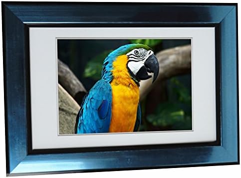 Modern Silver Photo Frames 4 X 6 and Picture Frames 4x6. For Pictures for Living Room Framed for Family Vacation, Baby Shower, Weddings or Friends and Love Ones, This Dad Brother Sister Photo Frame Style Will Make Any Rooms Special. Better Then Digital Photo Frame and Collage Photo Frame Style. (Arctic Blue)